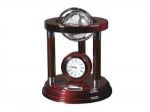 Часы настольные «Джордано Бруно» с хрустальным глобусом