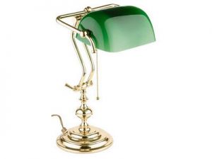 Лампа настольная с зеленым плафоном ― Интернет Магазин Дворец Подарков