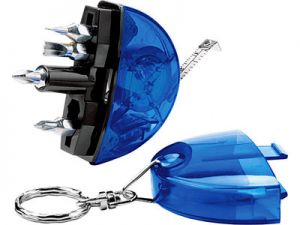 Брелок-рулетка с набором отверток и фонариком ― Интернет Магазин Дворец Подарков