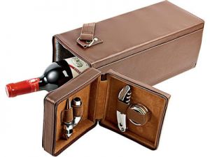 Коробка для бутылки вина с набором винных аксессуаров ― Интернет Магазин Дворец Подарков