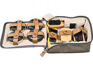 Набор аксессуаров для чистки обуви в сумке на молнии, 8 предметов ― Интернет Магазин Дворец Подарков